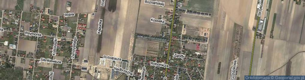 Zdjęcie satelitarne Księstwa Warszawskiego ul.